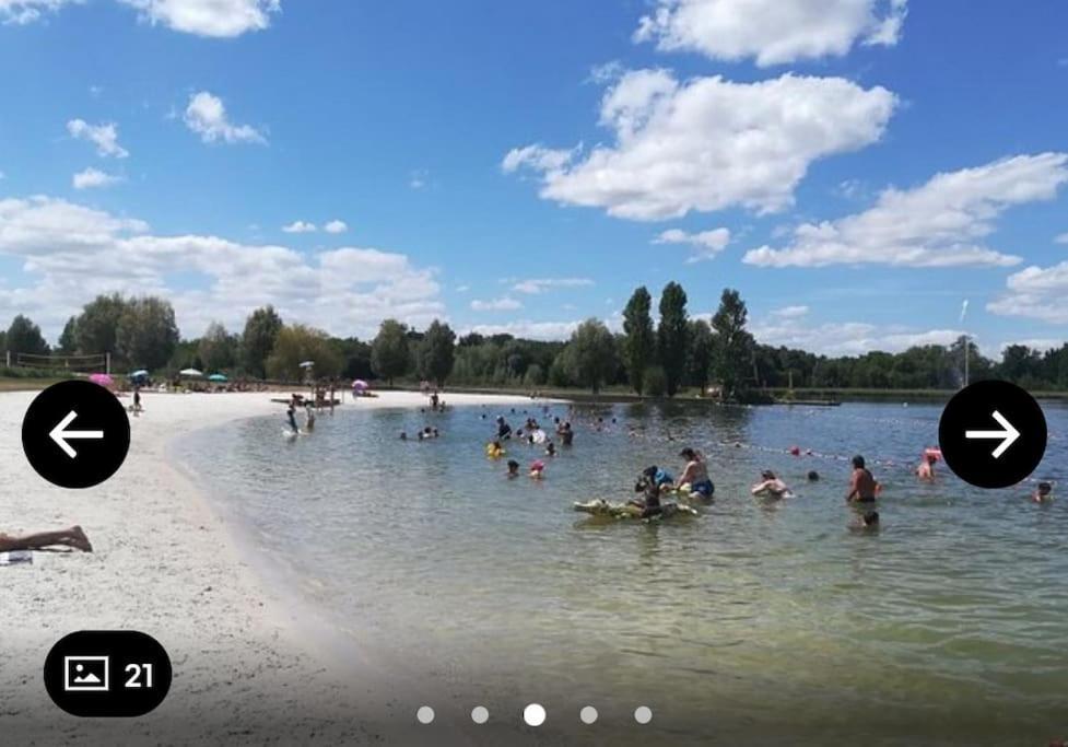 Studio Sur La Plage Des Dagueys Libourne Exteriör bild